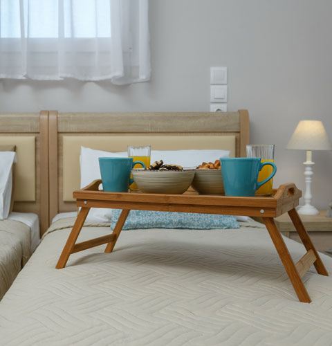 Breakfast in Bed - Villa Eyrycleia, Akti homes