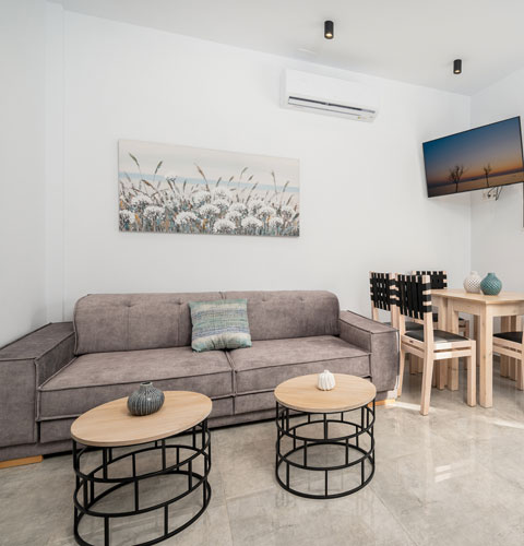 The Living Room - House in Matala, Akti homes