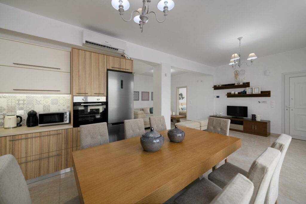 Kitchen and Living Room