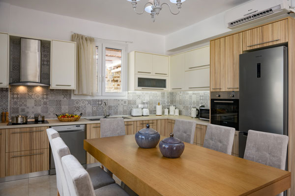 Kitchen - Villa Eyrycleia, Akti homes