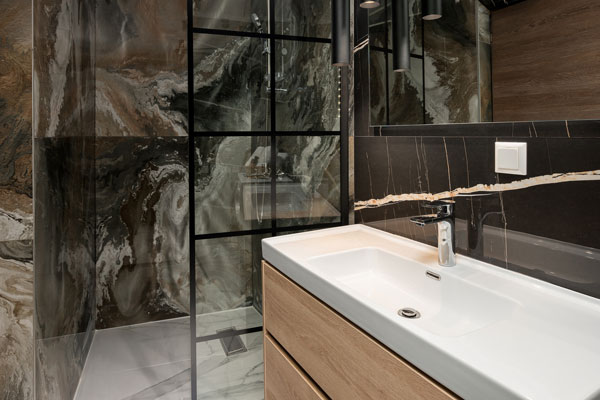 Bathroom - House in Matala, Akti homes